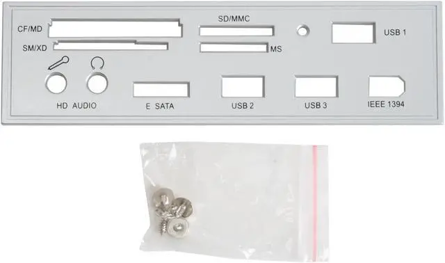 Alt view image 8 of 9 - nMEDIAPC ZE-C98 All-in-one USB 2.0 Card Reader with USB/ IEEE 1394/ e-SATA Port/ HD Audio Ports