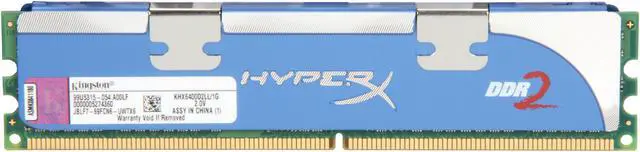 Alt view image 2 of 3 - HyperX 1GB DDR2 800 (PC2 6400) Desktop Memory Model KHX6400D2LL/1G