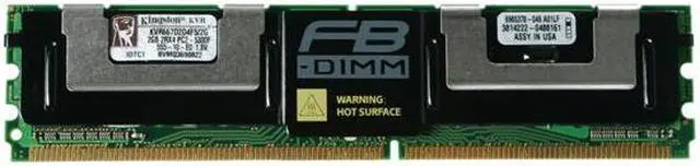 Alt view image 2 of 3 - Kingston 2GB ECC Fully Buffered DDR2 667 (PC2 5300) Server Memory Model KVR667D2D4F5/2G