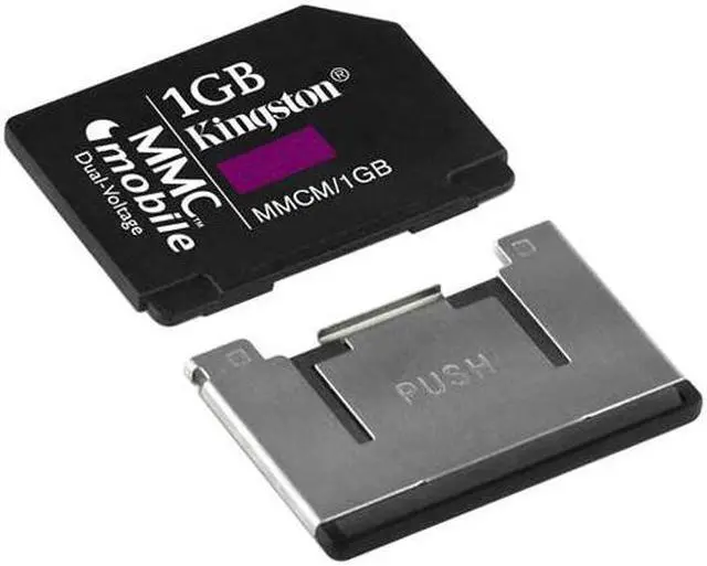 Main image of Kingston 1GB MultiMedia Mobile (MMC mobile) Flash Card Model MMCM/1GB