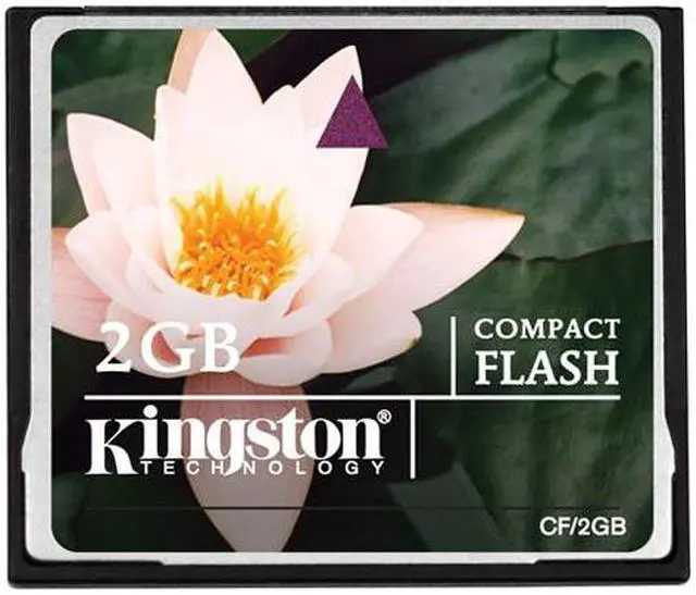 Main image of Kingston 2GB Compact Flash (CF) Flash Card Model CF/2GB