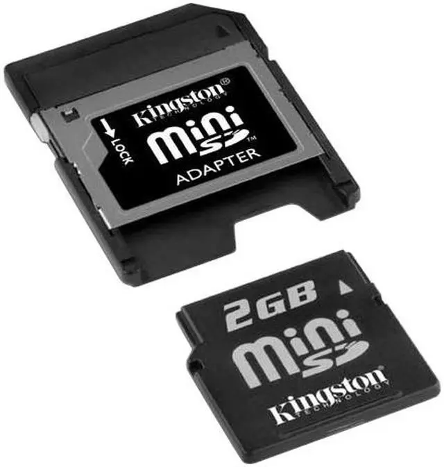 Main image of Kingston 2GB MiniSD Flash Card Model SDM/2GB