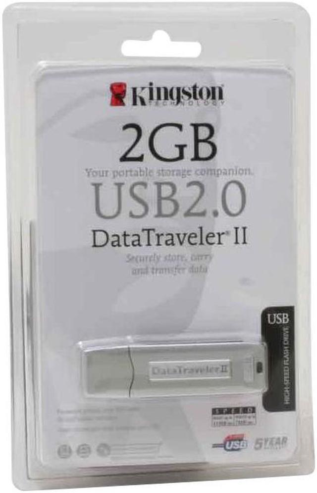 Main image of Kingston DataTraveler II 2GB Flash Drive (USB2.0 Portable) KUSBDTII/2GB