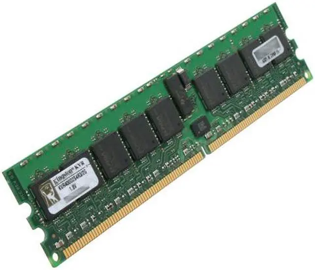 Alt view image 2 of 4 - Kingston ValueRAM 2GB ECC Registered DDR2 400 (PC2 3200) Server Memory Model KVR400D2S4R3/2G