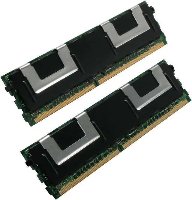 Alt view image 2 of 4 - Kingston 8GB (2 x 4GB) ECC Fully Buffered DDR2 667 (PC2 5300) Dual Channel Kit Server Memory Model KVR667D2D4F5K2/8G