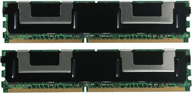 Alt view image 3 of 4 - Kingston 8GB (2 x 4GB) ECC Fully Buffered DDR2 667 (PC2 5300) Dual Channel Kit Server Memory Model KVR667D2D4F5K2/8G