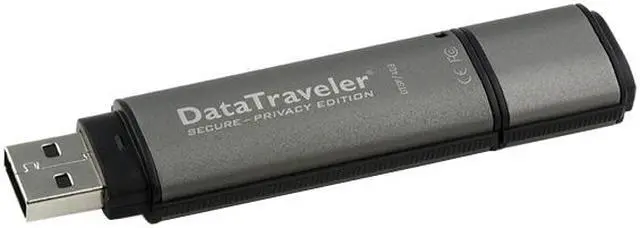 Alt view image 4 of 5 - Kingston DataTraveler Secure 4GB Flash Drive (USB2.0 Portable) 256bit AES Encryption DTSP/4GB