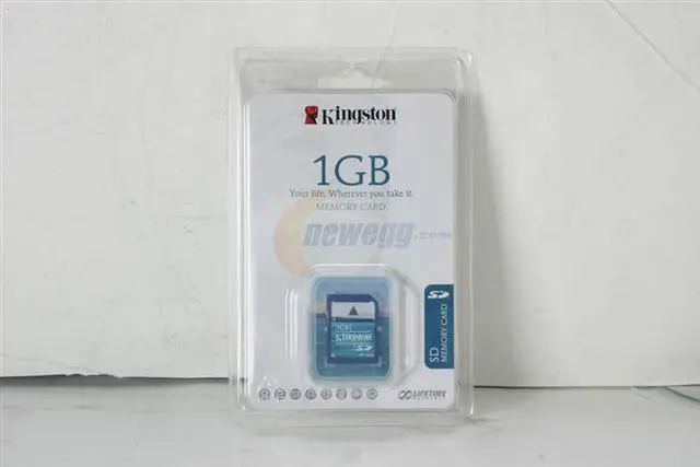 Alt view image 2 of 2 - Kingston 1GB Secure Digital (SD) Flash Card Model SD/1GBKR