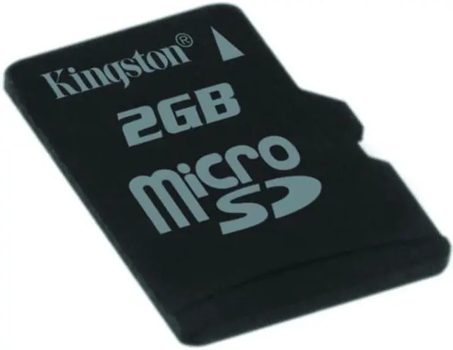 Main image of Kingston 2GB MicroSD Flash Card  w/ SD Adapter Model SDC/2GB
