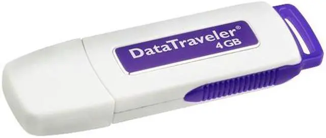 Alt view image 2 of 5 - Kingston DataTraveler 4GB USB 2.0 Flash Drive (Purple) DTI/4GB