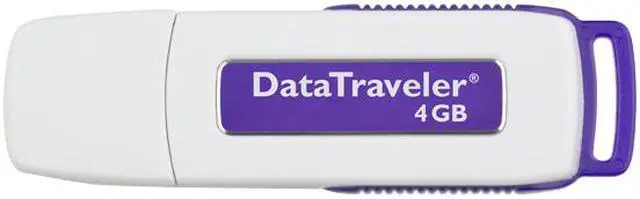 Alt view image 4 of 5 - Kingston DataTraveler 4GB USB 2.0 Flash Drive (Purple) DTI/4GB