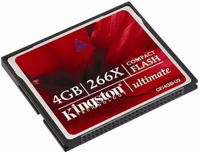 Alt view image 2 of 3 - Kingston 4GB Compact Flash (CF) Flash Card w/Recovery s/w Model CF/4GB-U2