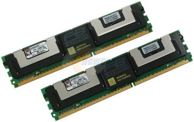 Main image of Kingston 2GB (2 x 1GB) ECC Fully Buffered DDR2 667 (PC2 5300) Dual Channel Kit System Specific Memory Model KTH-XW667/2G