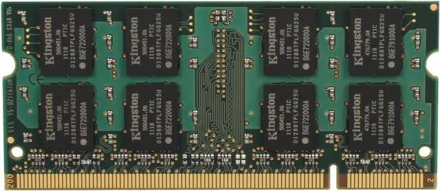 Alt view image 2 of 3 - Kingston 4GB (2 x 2GB) 200-Pin DDR2 SO-DIMM DDR2 667 (PC2 5300) Laptop Memory Model KVR667D2SO/2GR