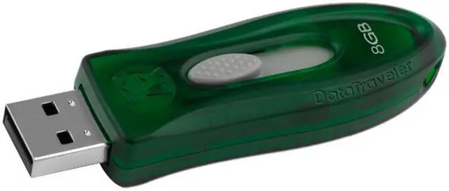 Alt view image 2 of 5 - Kingston DataTraveler 110 (Green) 8GB Flash Drive (USB2.0 Portable) DT110G/8GB