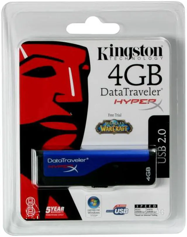 Alt view image 3 of 3 - HyperX 4GB Flash Drive (USB2.0 Portable) DTHX/4GB