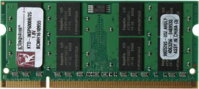 Alt view image 2 of 3 - Kingston 2GB Unbuffered DDR2 667 (PC2 5300) System Specific Memory Model KTD-INSP6000B/2G
