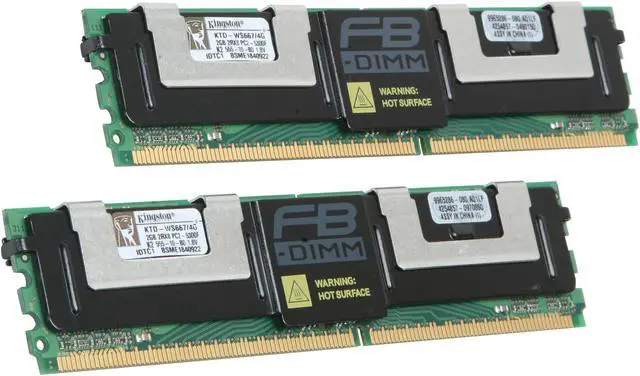 Main image of Kingston 4GB (2 x 2GB) ECC Registered DDR2 667 (PC2 5300) System Specific Memory Model KTD-WS667/4G