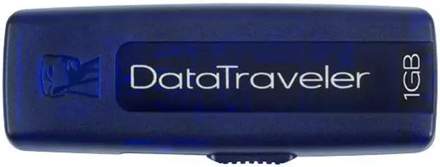 Main image of Kingston DataTraveler 100 (Blue) 1GB Flash Drive (USB2.0 Portable) DT100B/1GB