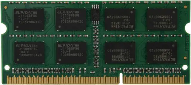 Alt view image 2 of 3 - Kingston ValueRAM 2GB 204-Pin DDR3 SO-DIMM DDR3 1066 (PC3 8500) Laptop Memory Model KVR1066D3S7/2G