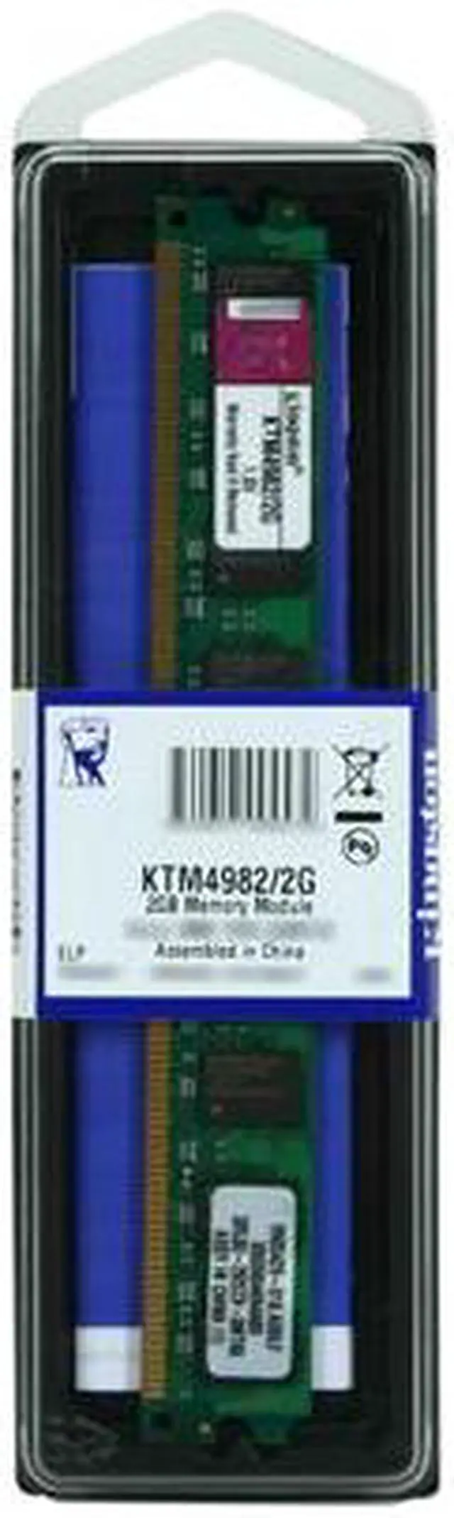 Alt view image 2 of 2 - Kingston 2GB 240-Pin DDR2 SDRAM DDR2 667 (PC2 5300) System Specific Memory for Lenovo Model KTM4982/2G