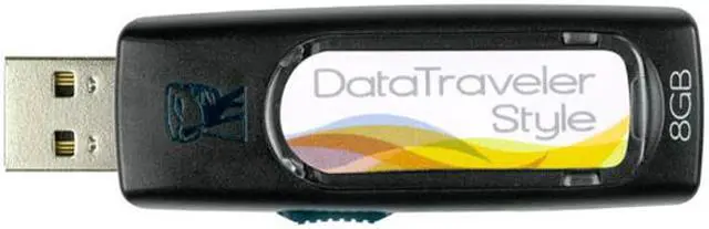 Alt view image 2 of 6 - Kingston DataTraveler Style 8GB Flash Drive (USB2.0 Portable) DTYLB/8GB