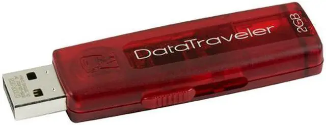 Alt view image 2 of 5 - Kingston DataTraveler 100 2GB Flash Drive (USB2.0 Portable) DT100R/2GB