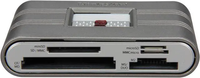 Alt view image 2 of 6 - Kingston FCR-HS219/1 19-in-1 USB 2.0 Card Reader