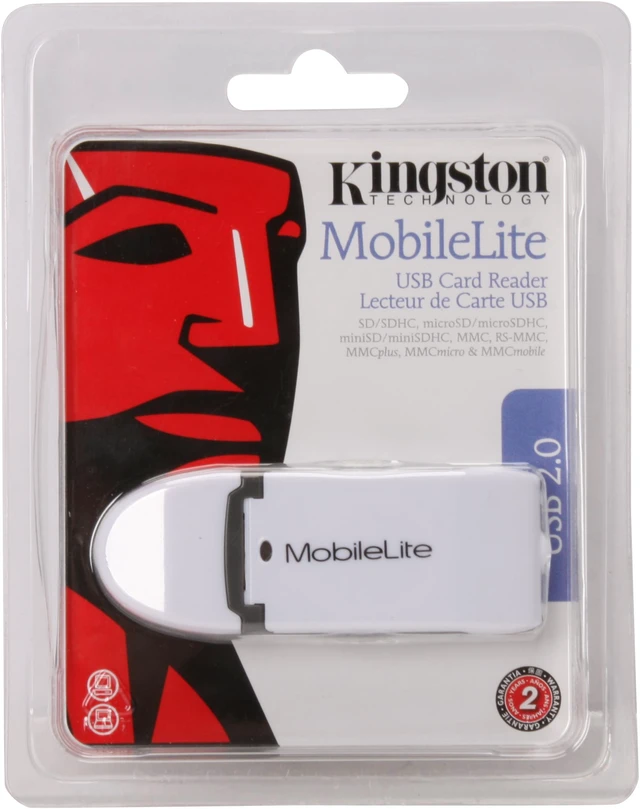 Alt view image 6 of 6 - Kingston FCR-ML 9-in-1 USB 2.0 MobileLite Card Reader