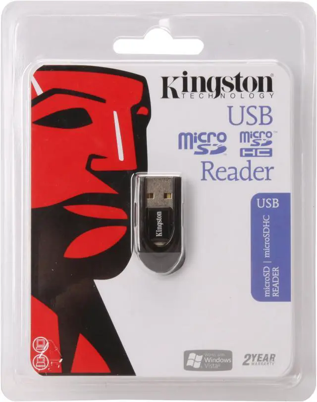 Alt view image 6 of 6 - Kingston FCR-MRB 1 card USB 2.0 MicroSD Reader