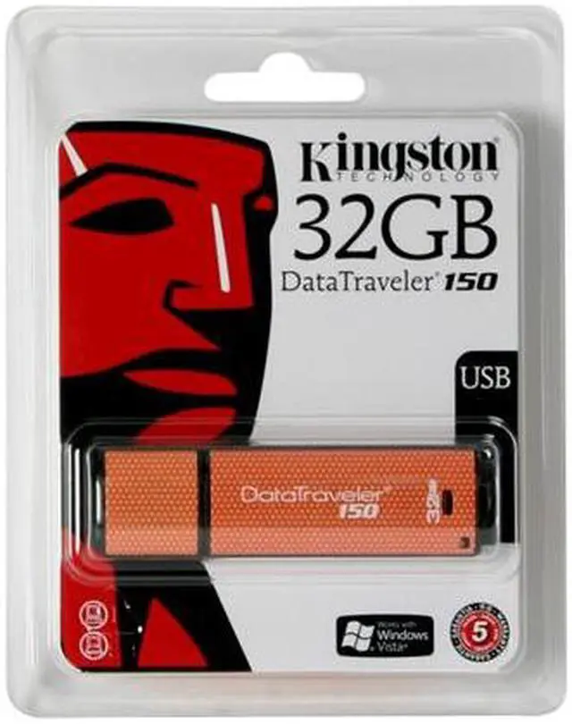 Alt view image 2 of 2 - Kingston DataTraveler 150 32GB Flash Drive (USB2.0 Portable) DT150/32GB