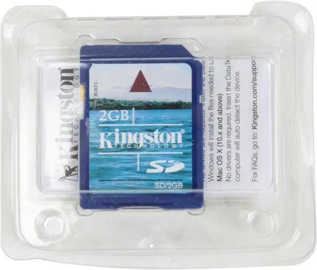 Alt view image 4 of 4 - Kingston 2GB Secure Digital (SD) Flash Card W/ E-Tail clamshell Model SD/2GBET