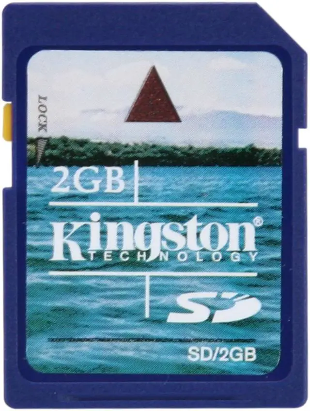 Main image of Kingston 2GB Secure Digital (SD) Flash Card W/ E-Tail clamshell Model SD/2GBET