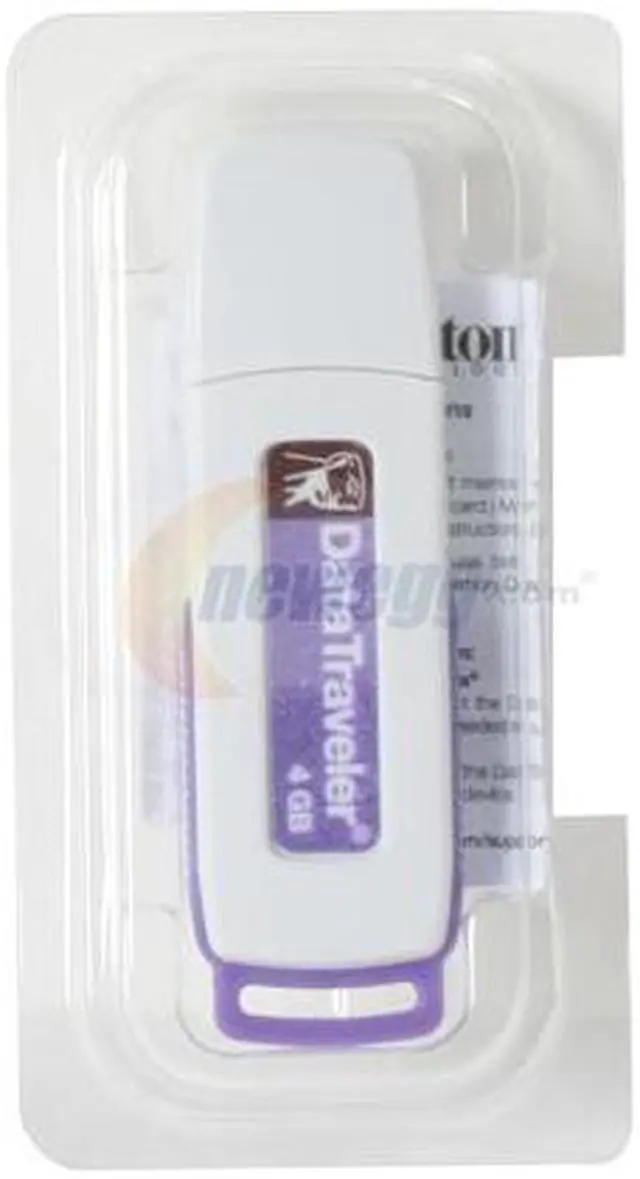 Alt view image 4 of 4 - Kingston DataTraveler 4GB Flash Drive (USB2.0 Portable) W/ E-Tail clamshell DTI/4GBET - OEM