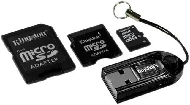 Main image of Kingston 8GB microSDHC Flash Card Model MBLY/8GBKR