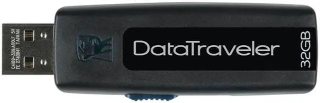 Alt view image 2 of 5 - Kingston 32GB Flash Drive (USB2.0 Portable) DT100/32GB