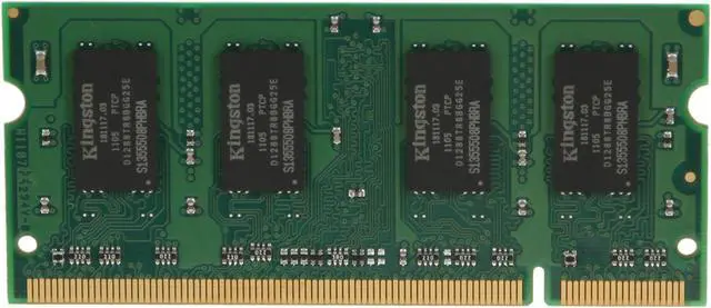 Alt view image 2 of 3 - Kingston 1GB 200-Pin DDR2 SO-DIMM DDR2 800 (PC2 6400) Laptop Memory Model KVR800D2S6/1G