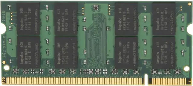 Alt view image 2 of 3 - Kingston 2GB 200-Pin DDR2 SO-DIMM DDR2 800 (PC2 6400) Laptop Memory Model KVR800D2SO/2GR