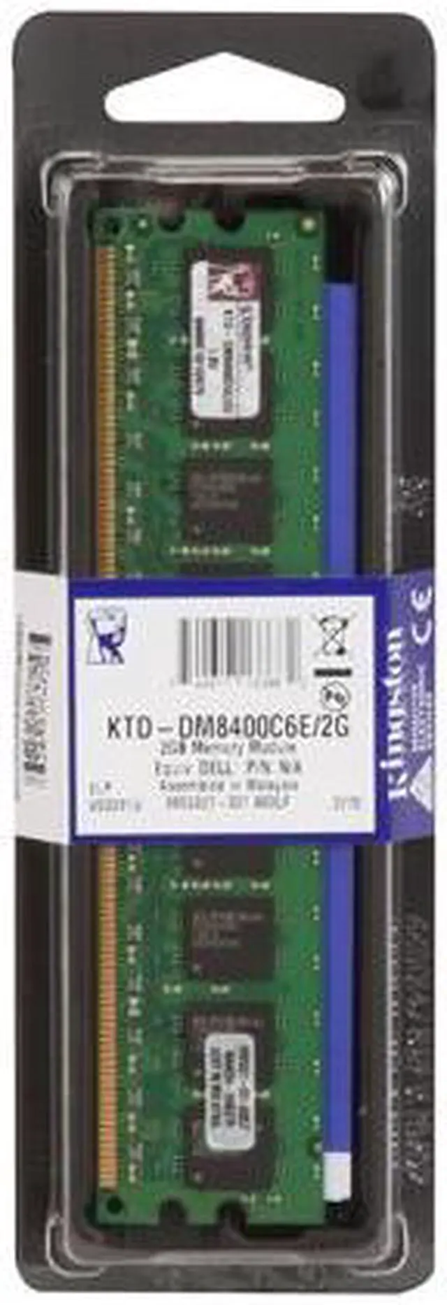 Alt view image 3 of 3 - Kingston 2GB ECC DDR2 800 (PC2 6400) Low Power System Specific Memory Model KTD-DM8400C6E/2G