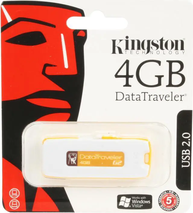 Alt view image 4 of 4 - Kingston DataTraveler G2 4GB Flash Drive (USB2.0 Portable) DTIG2/4GB