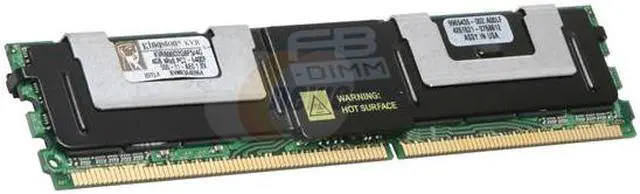 Main image of Kingston 4GB ECC Fully Buffered DDR2 800 (PC2 6400) Server Memory Model KVR800D2Q8F5/4G