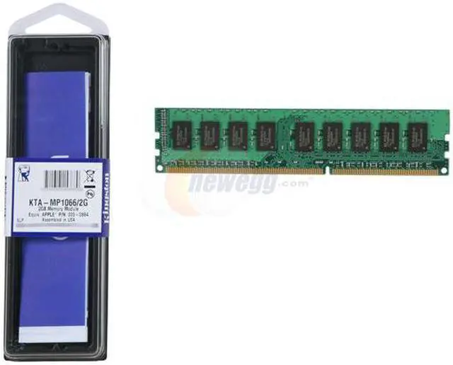 Alt view image 4 of 4 - Kingston 2GB DDR3 1066 (PC3 8500) ECC Memory For Apple Model KTA-MP1066/2G