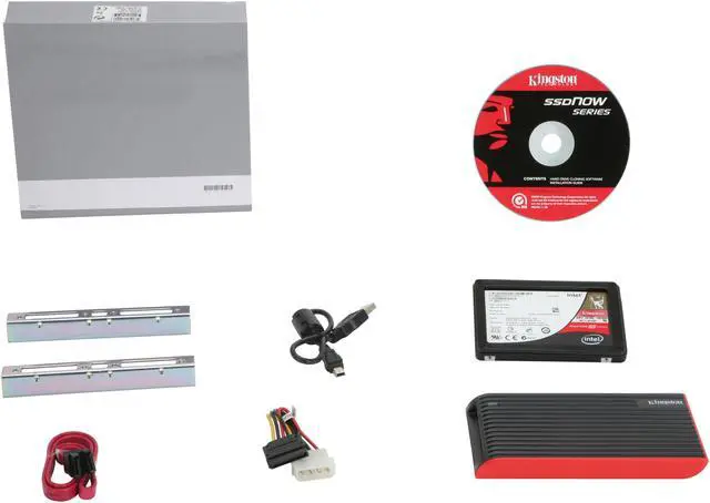 Alt view image 5 of 5 - Kingston SSDNow M Series SNM125-S2B/160GB 2.5" 160GB SATA II MLC Internal Solid state disk (SSD) Bundled Upgrade Kit