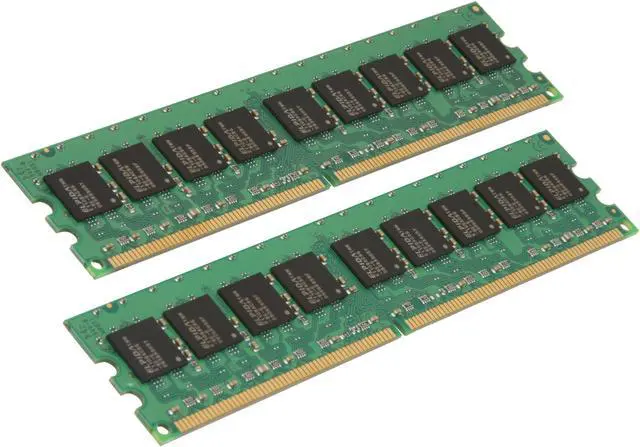 Main image of Kingston 4GB (2 x 2GB) ECC Unbuffered DDR2 800 (PC2 6400) Desktop Memory Model KVR800D2E6K2/4G
