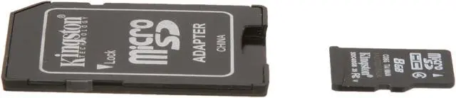 Alt view image 2 of 4 - Kingston 8GB microSDHC Flash Card Model SDC4/8GBET