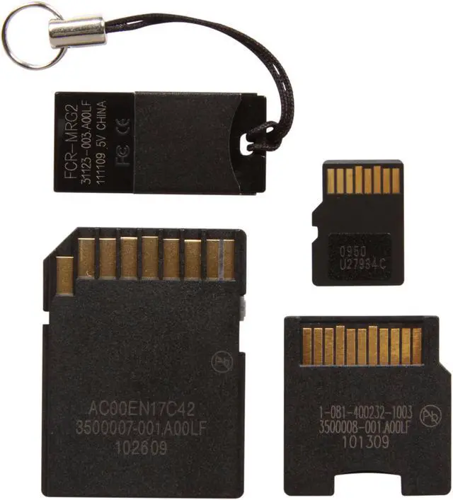 Alt view image 2 of 3 - Kingston 16GB microSDHC Flash Card with Adapters & USB Reader Model MBLYG2/16GB
