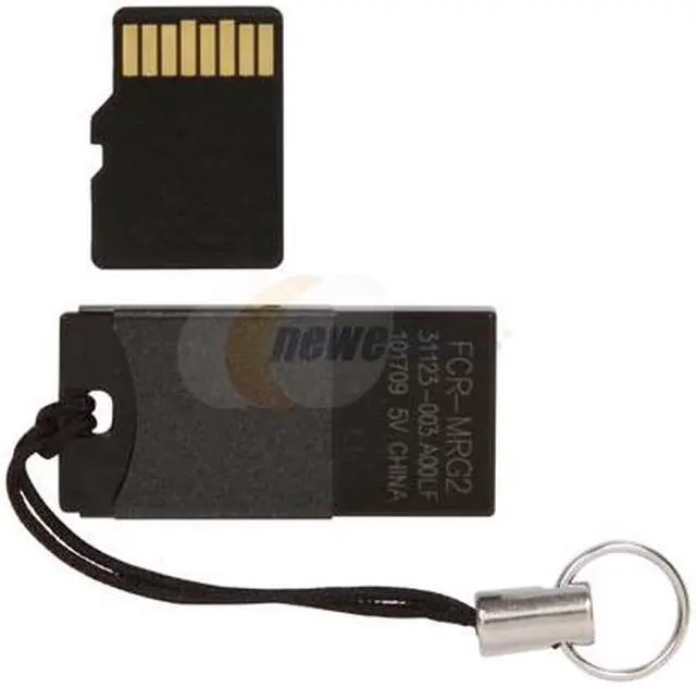 Alt view image 2 of 3 - Kingston 4GB microSDHC Flash Card with microSD/SDHC USB Reader Model MRG2+SDC4/4GB