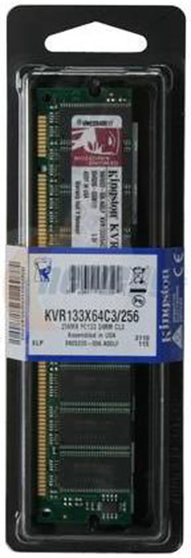 Alt view image 2 of 3 - Kingston ValueRAM 256MB PC 133 Desktop Memory Model KVR133X64C3/256