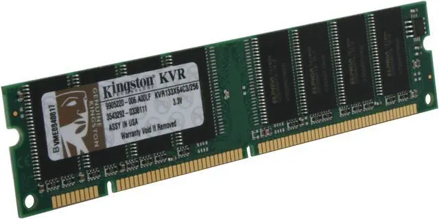 Main image of Kingston ValueRAM 256MB PC 133 Desktop Memory Model KVR133X64C3/256