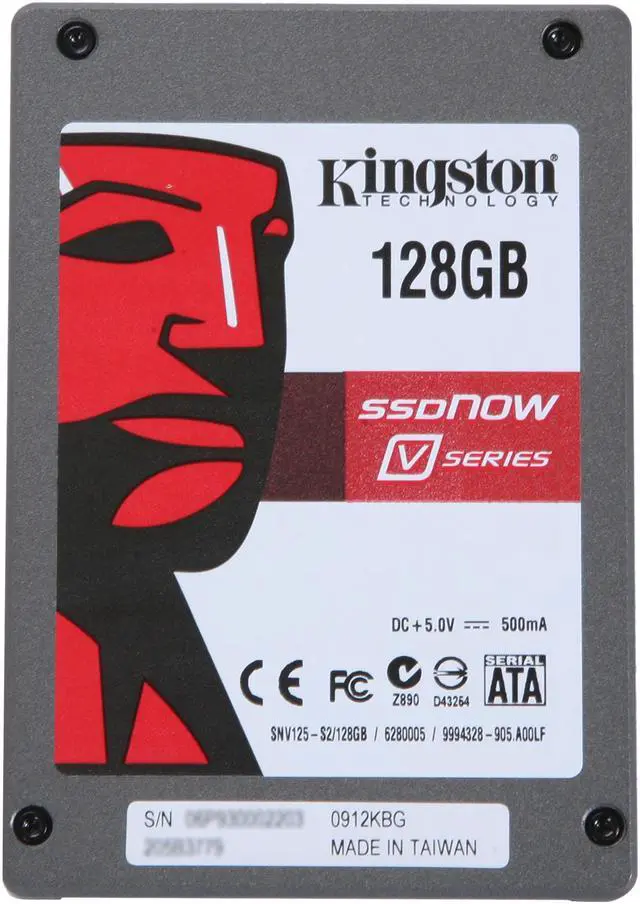 Alt view image 3 of 6 - Kingston SSDNow V-Series SNV125-S2BN/128GB 2.5" 128GB SATA II MLC Internal Solid state disk (SSD) Notebook bundled accessory kit